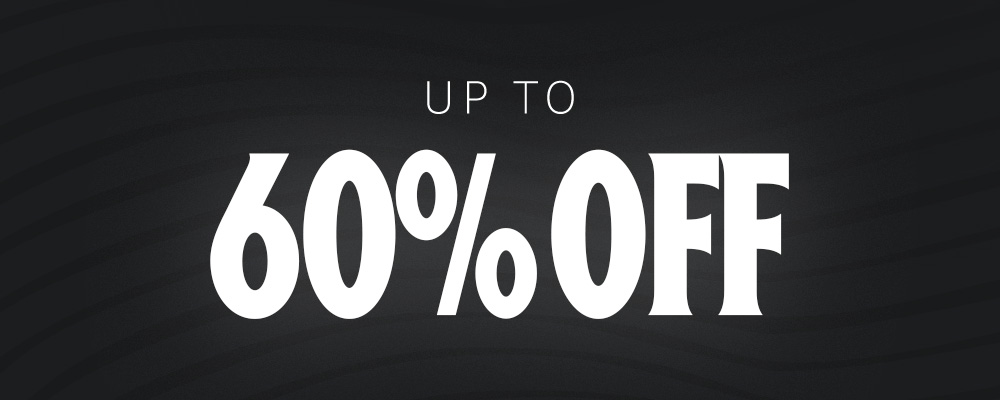 Up to 60% off