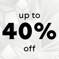 Up to 40% off
