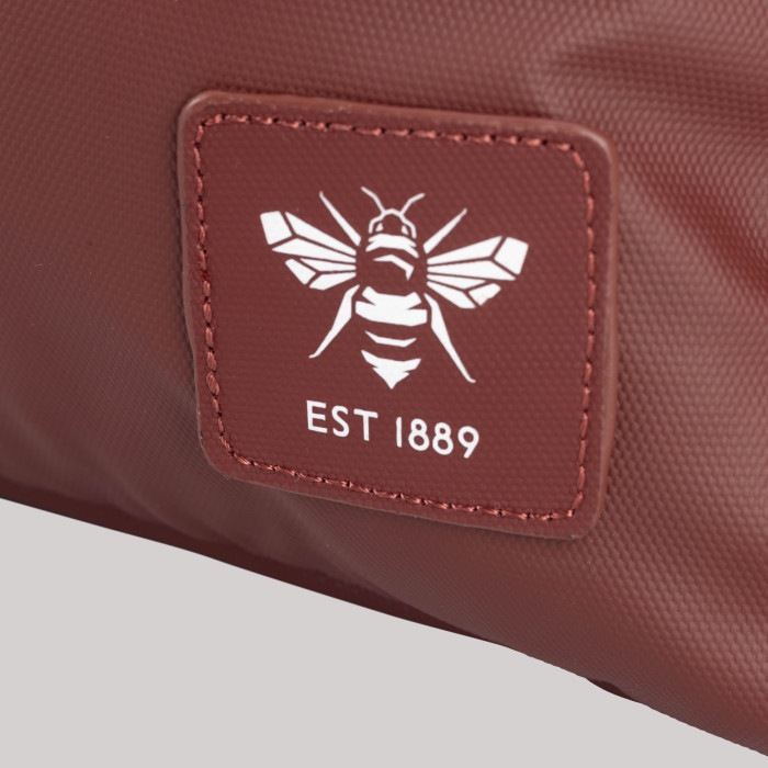 Oxford & Cambridge lined Earth Red Roll Top Bag
