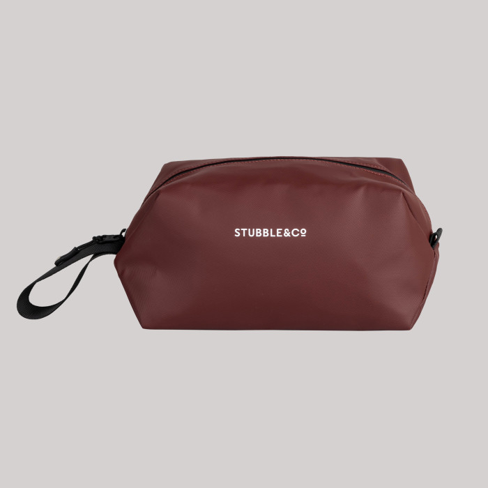 Oxford & Cambridge Earth Red lined Wash Bag
