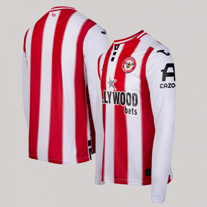 25/26 Brentford Adult Replica L/S Home Shirt