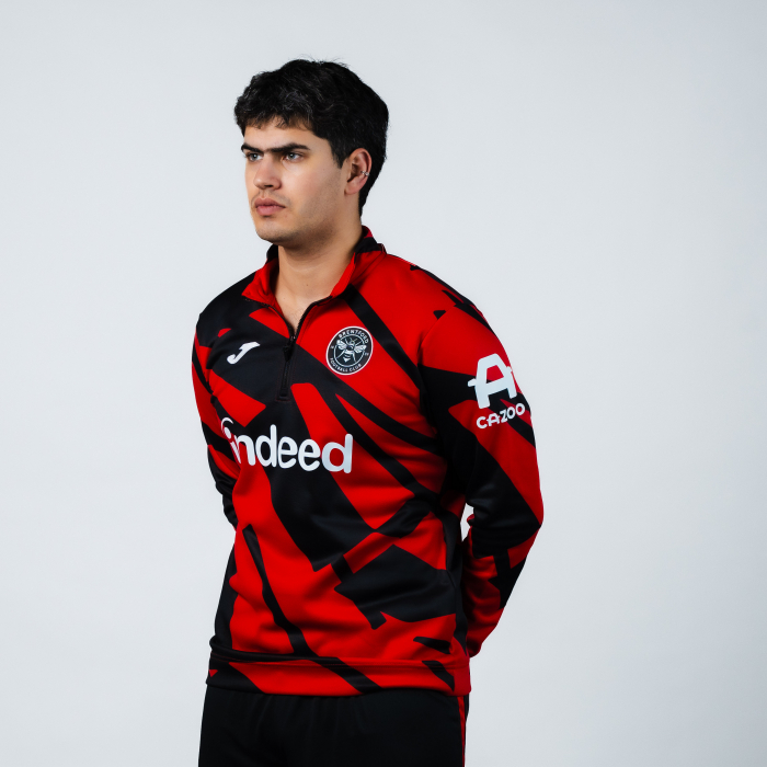 25/26 Brentford Adult Pre Match 1/4 Zip