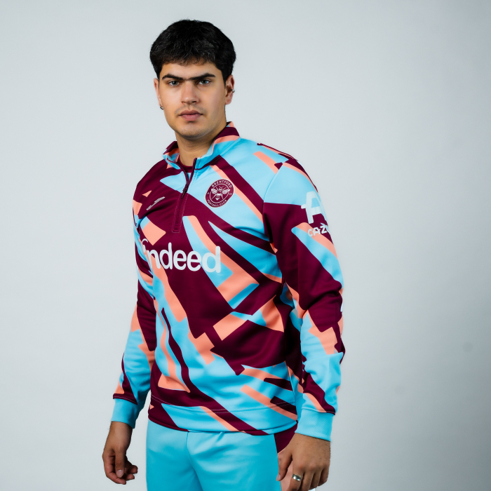 25/26 Brentford Adult Pre Match 1/4 Zip