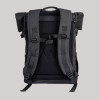 Oxford & Cambridge Black Lined Roll Top Bag