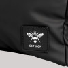 Oxford & Cambridge Black Lined Roll Top Bag