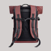 Oxford & Cambridge lined Earth Red Roll Top Bag