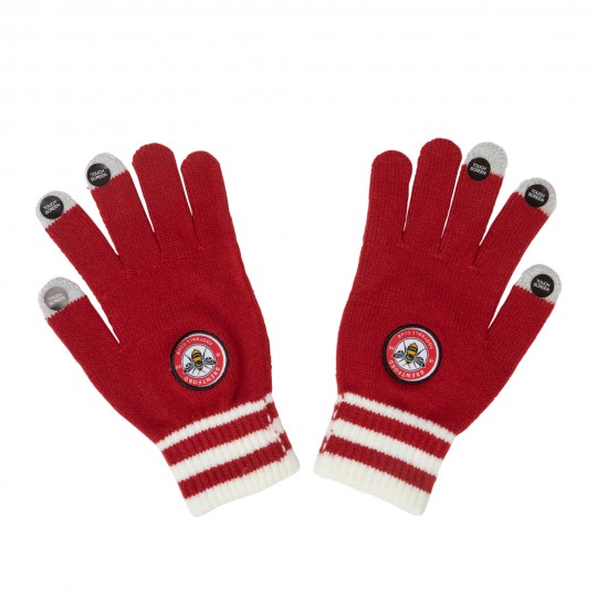 Brentford Junior Crest Touch Screen Gloves