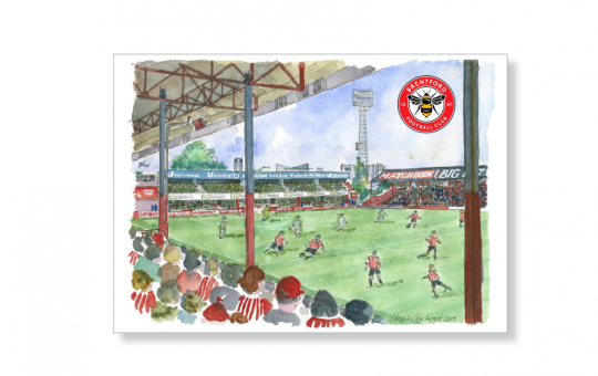 Griffin Park Stadium Postcard