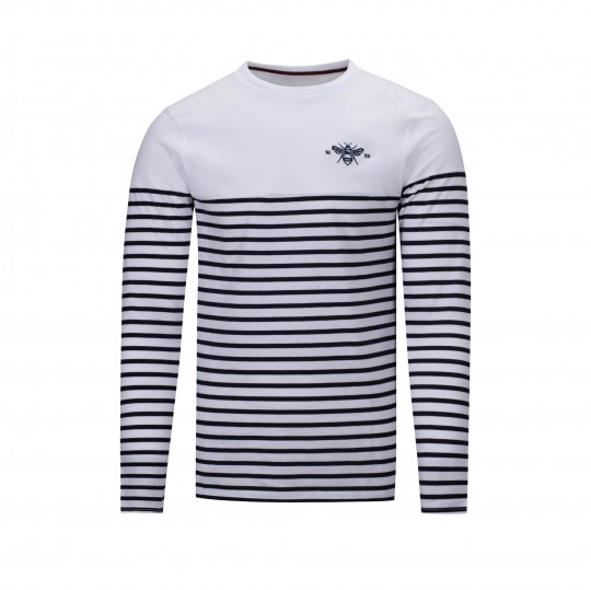 1889 Multi Striped L/S T-Shirt