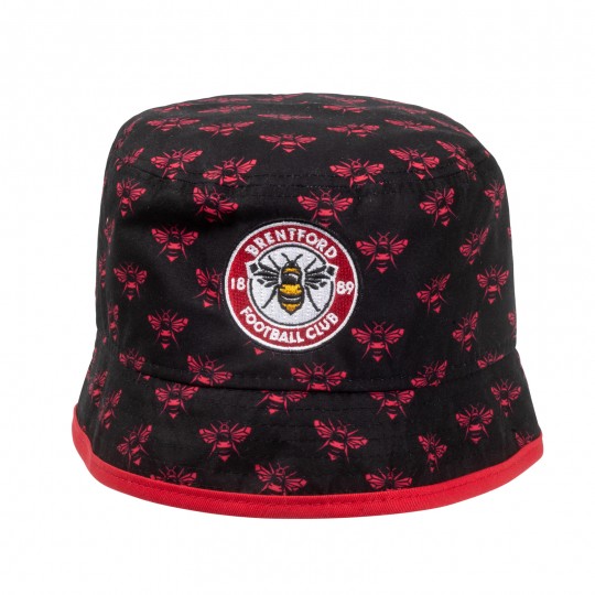 Multi Bee Reversible Crest Bucket Hat