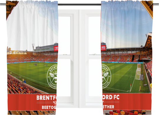 Brentford Stadium Print 54 Curtains