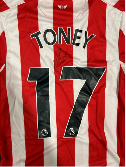 Ivan Toney Signed 21/23 Home Shirt