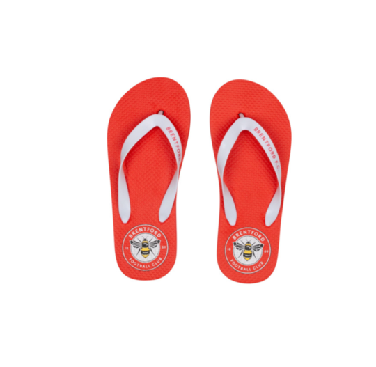 Brentford Crest Flip Flops