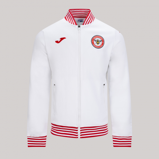 Brentford FC 2021 Hood Jacket レッド XL 2025/26 Adult Pre-match : Jacket