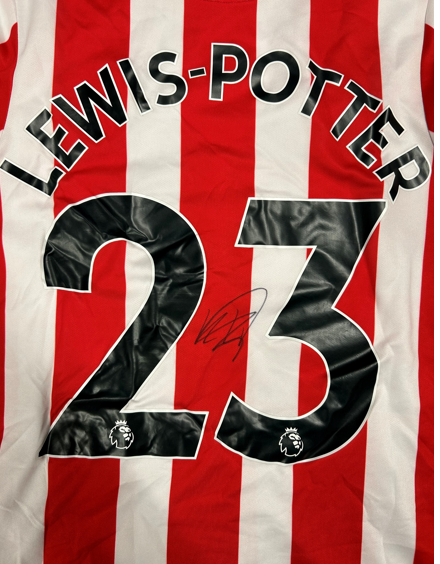 Keane Lewis-Potter Signed 21/23 Home Shirt
