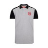 Crest Contrast Striped Polo
