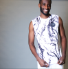 Brentford Marble Sleeveless Poly Tee