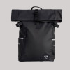 Oxford & Cambridge Black Lined Roll Top Bag