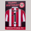 No1 Dad Fan  Birthday Card