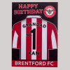 No1 Grandad Fan  Birthday Card