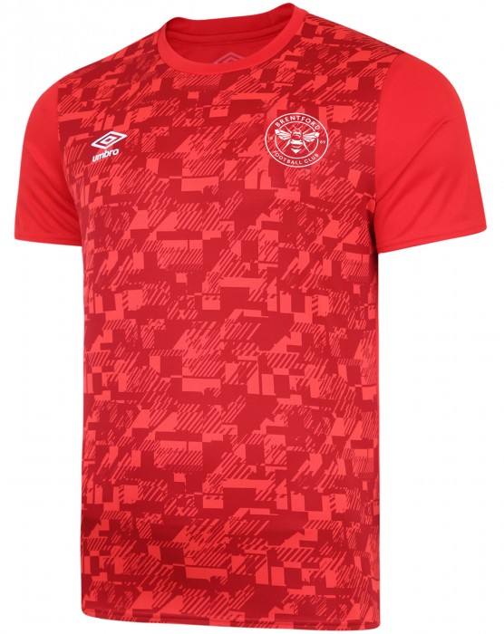 20/21 Training Warm Up Jersey Red