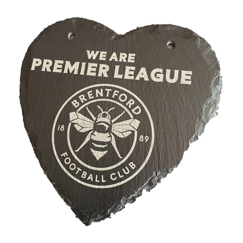 We Are Premier League Heart Plaque