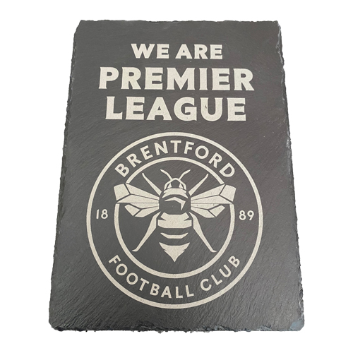 We Are Premier League Plaque
