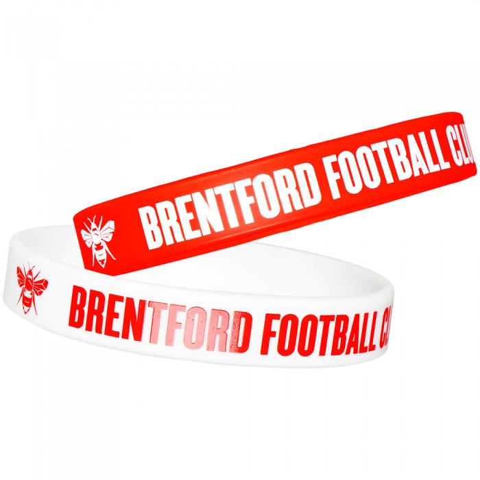 Brentford 2pk Wristbands