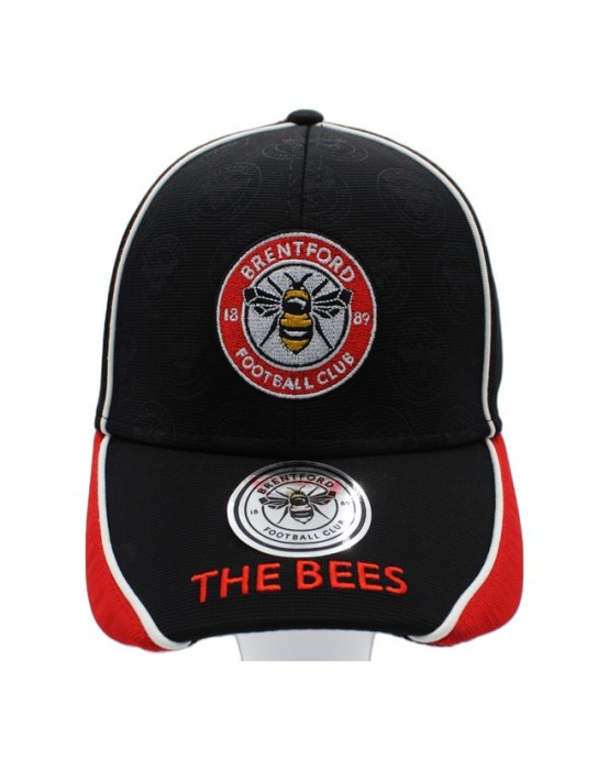 The Bees Debossed Crest Cap Black