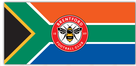 Club and Country South Africa 5x3 Flag