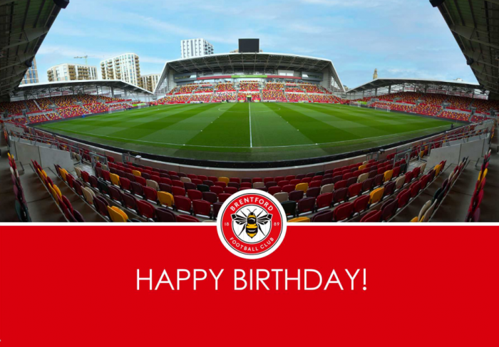 Stadium Happy Birthday Card