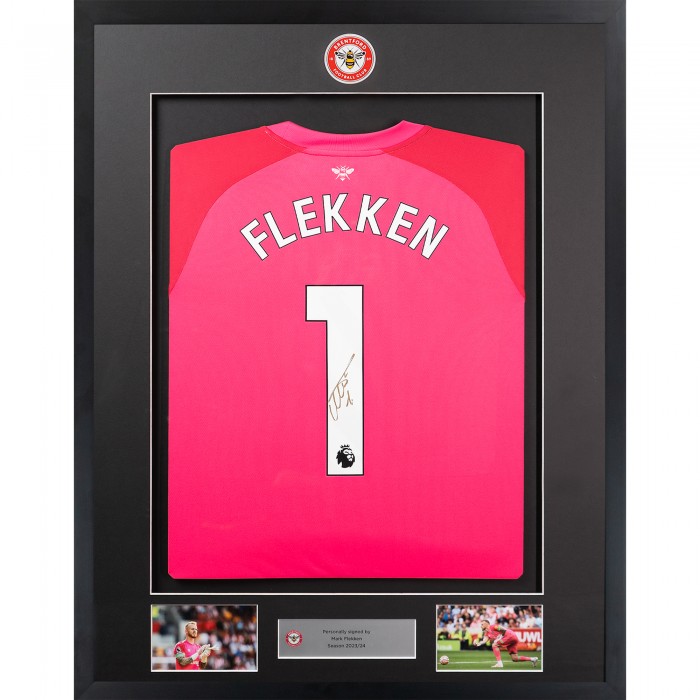Mark Flekken Signed Frame 23/24