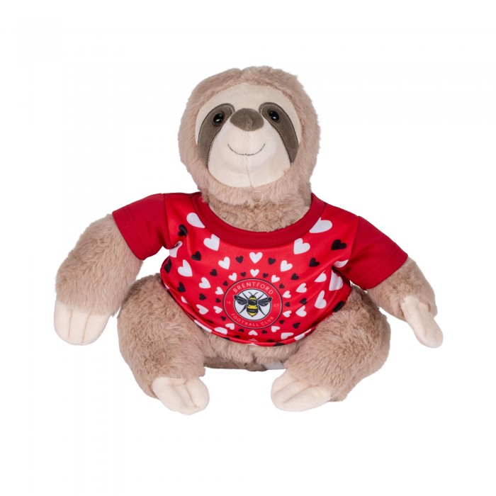 Brentford Heart Sloth Toy
