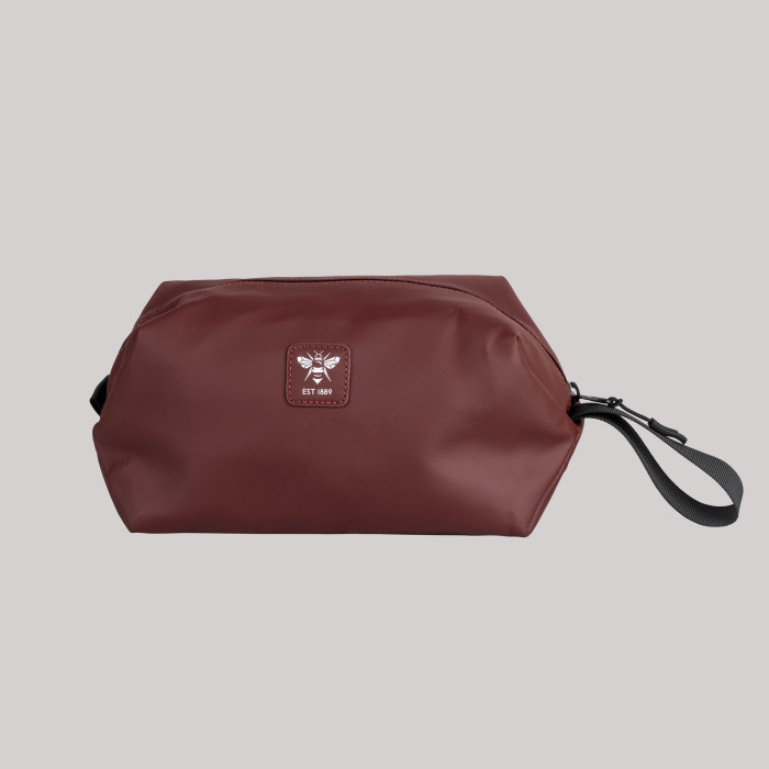 Oxford & Cambridge Earth Red lined Wash Bag