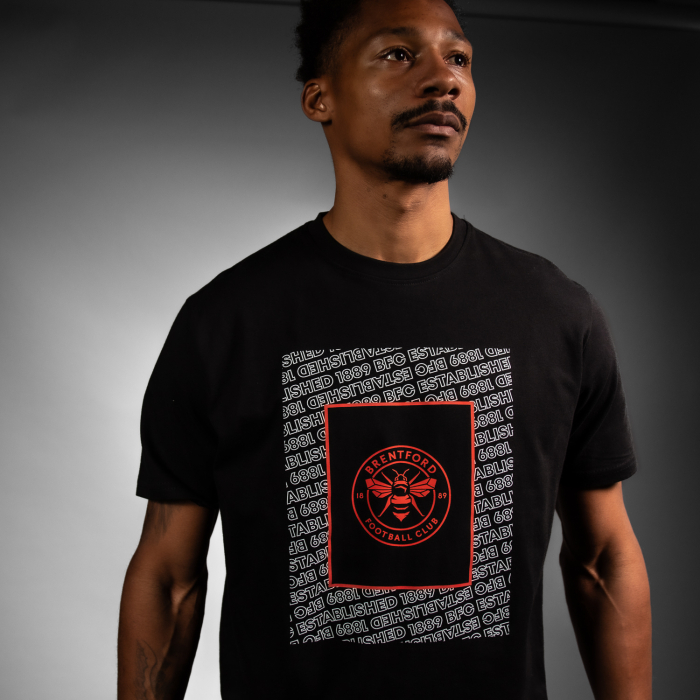 Brentford Multi Text Wiggins Tee