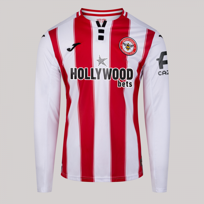 25/26 Brentford Adult Replica L/S Home Shirt
