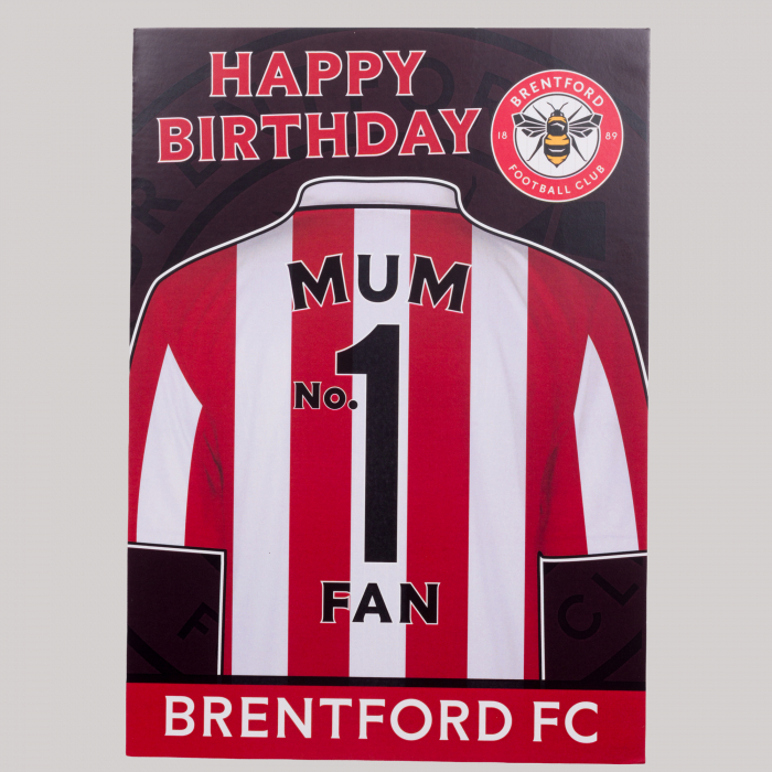 No1 Mum Fan  Birthday Card