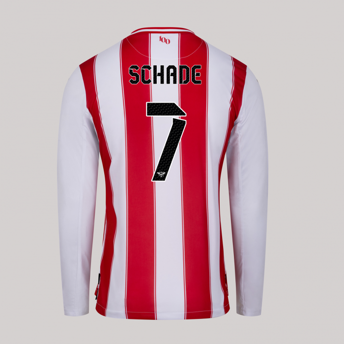 25/26 Brentford Adult Replica L/S Home Shirt
