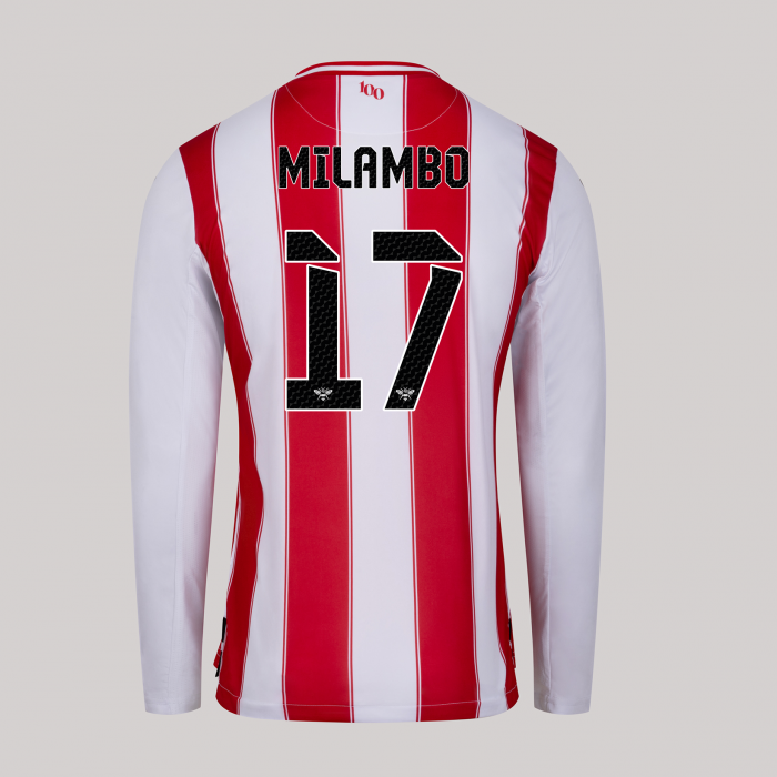 25/26 Brentford Adult Replica L/S Home Shirt