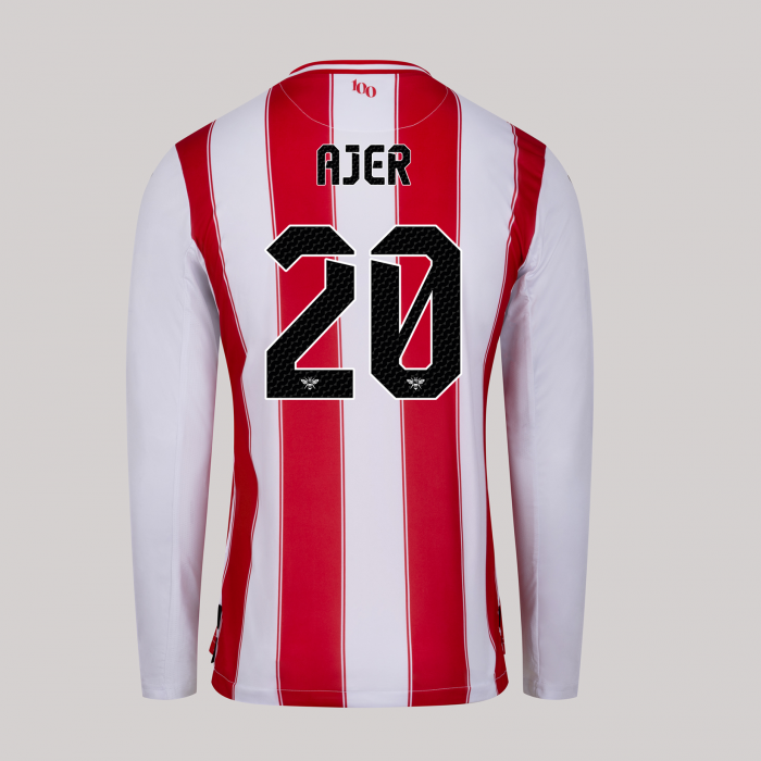 25/26 Brentford Adult Replica L/S Home Shirt