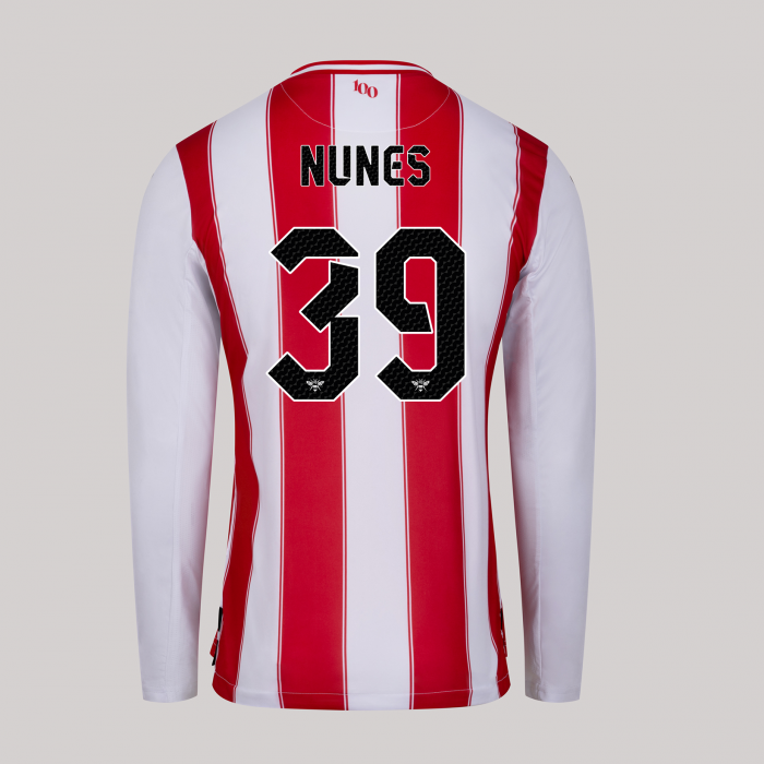 25/26 Brentford Adult Replica L/S Home Shirt