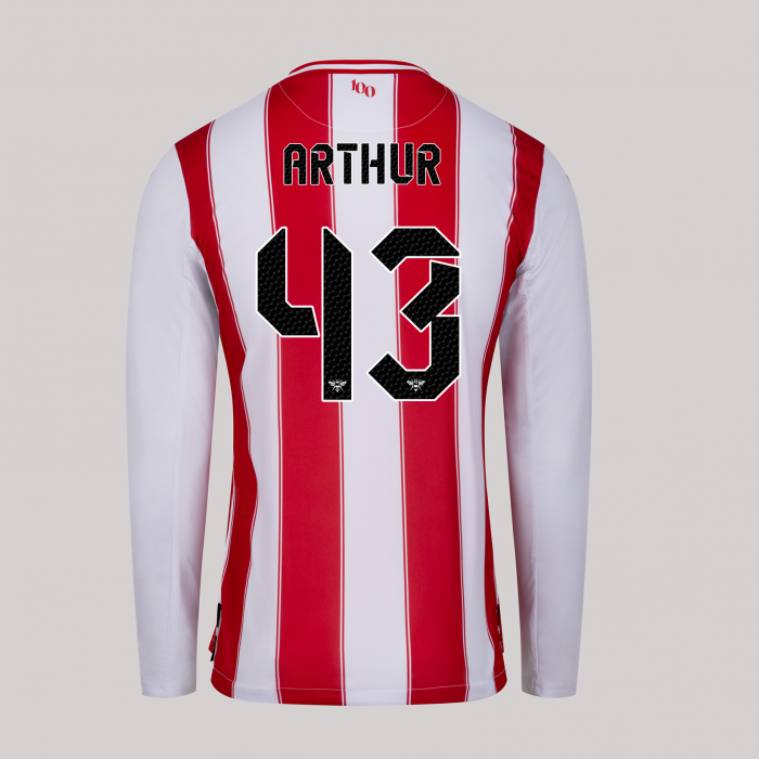 25/26 Brentford Adult Replica L/S Home Shirt